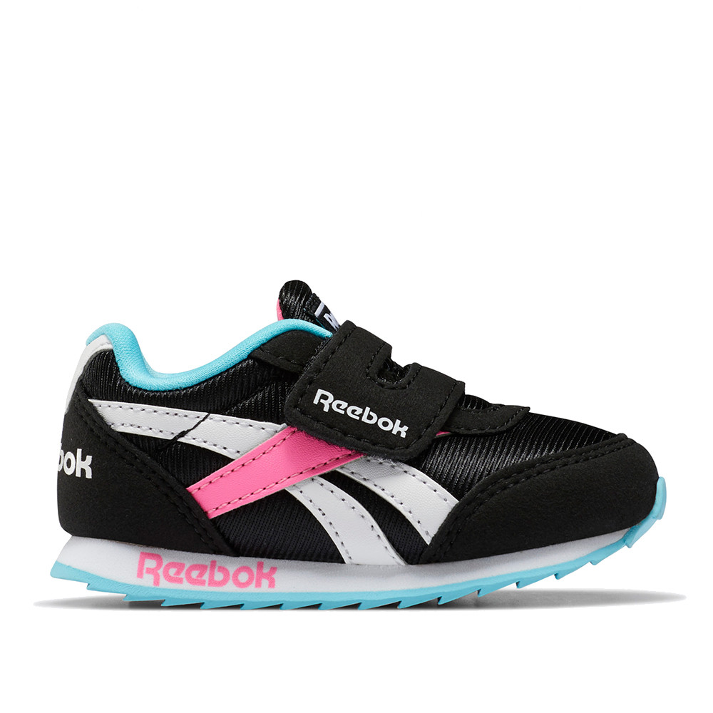 Zapatillas Deporte Negras Con Detalles En Rosa Azul Y Blanco Royal Reebok Querolets Querol
