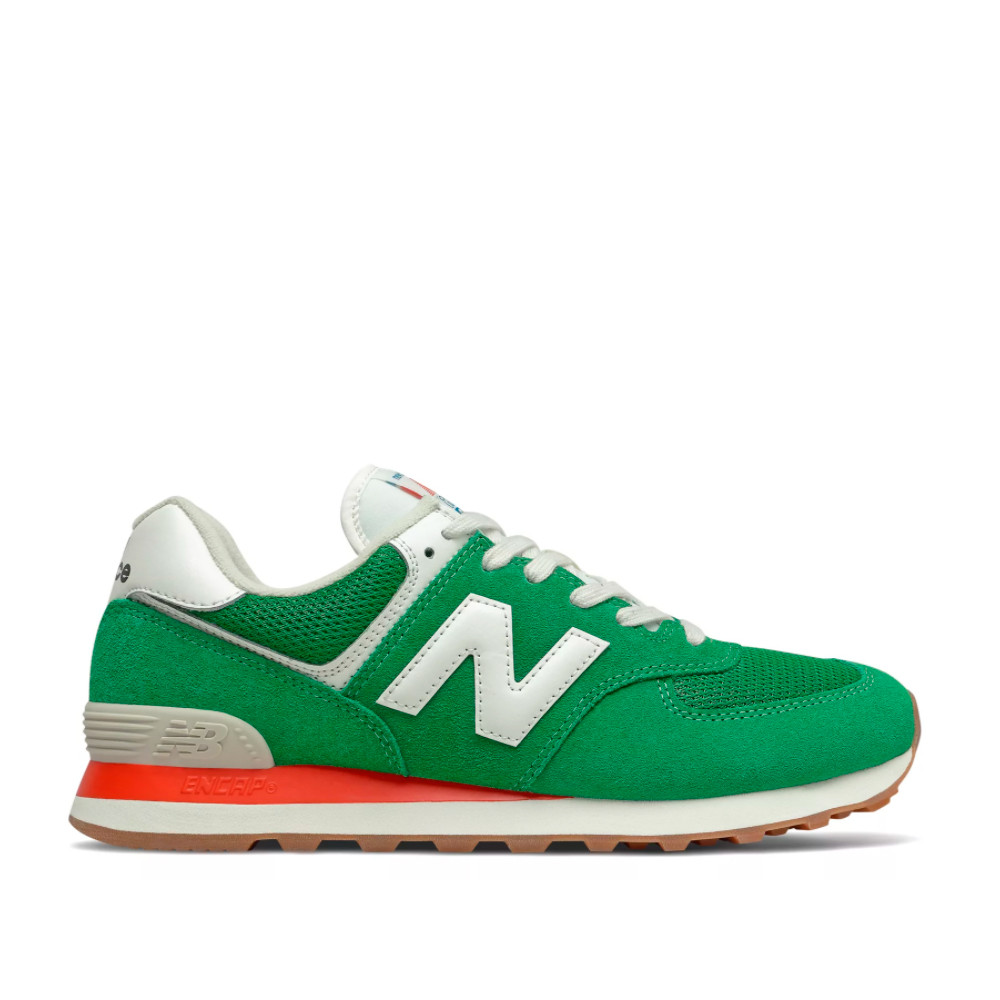 Zapatillas 574 Verde Y Naranja New Balance | Querol