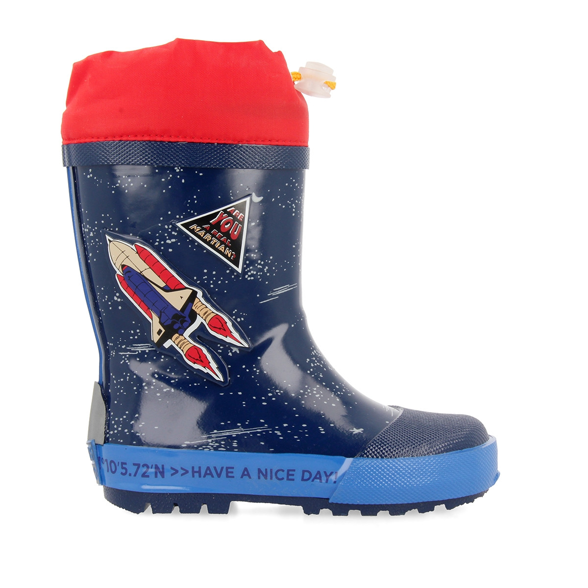 Botas Agua Con Nave Espacial Y Estrellas Eutin Gioseppo | Querol