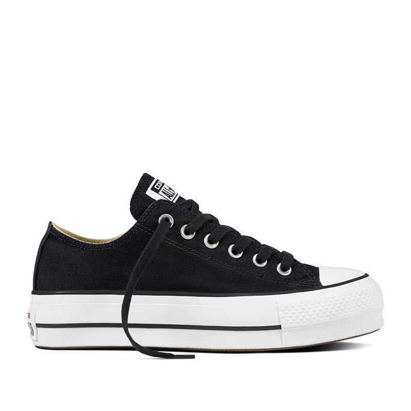 Zapatillas Lona Chuck Taylor All Star Platform Low Top - Negra | Querol