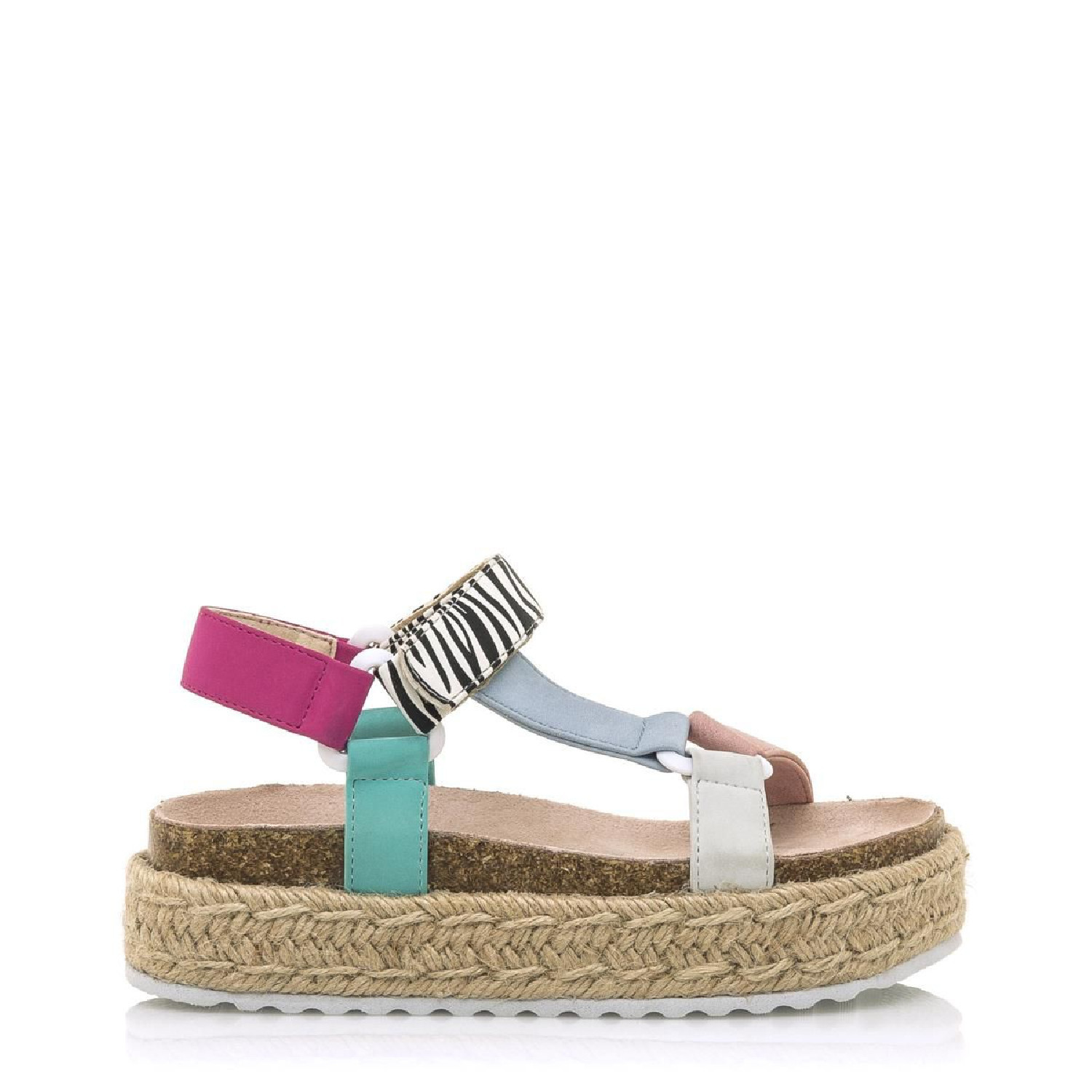 Sandalias 048518 Multicolor Con Estampado De Cebra Mustang | Querol