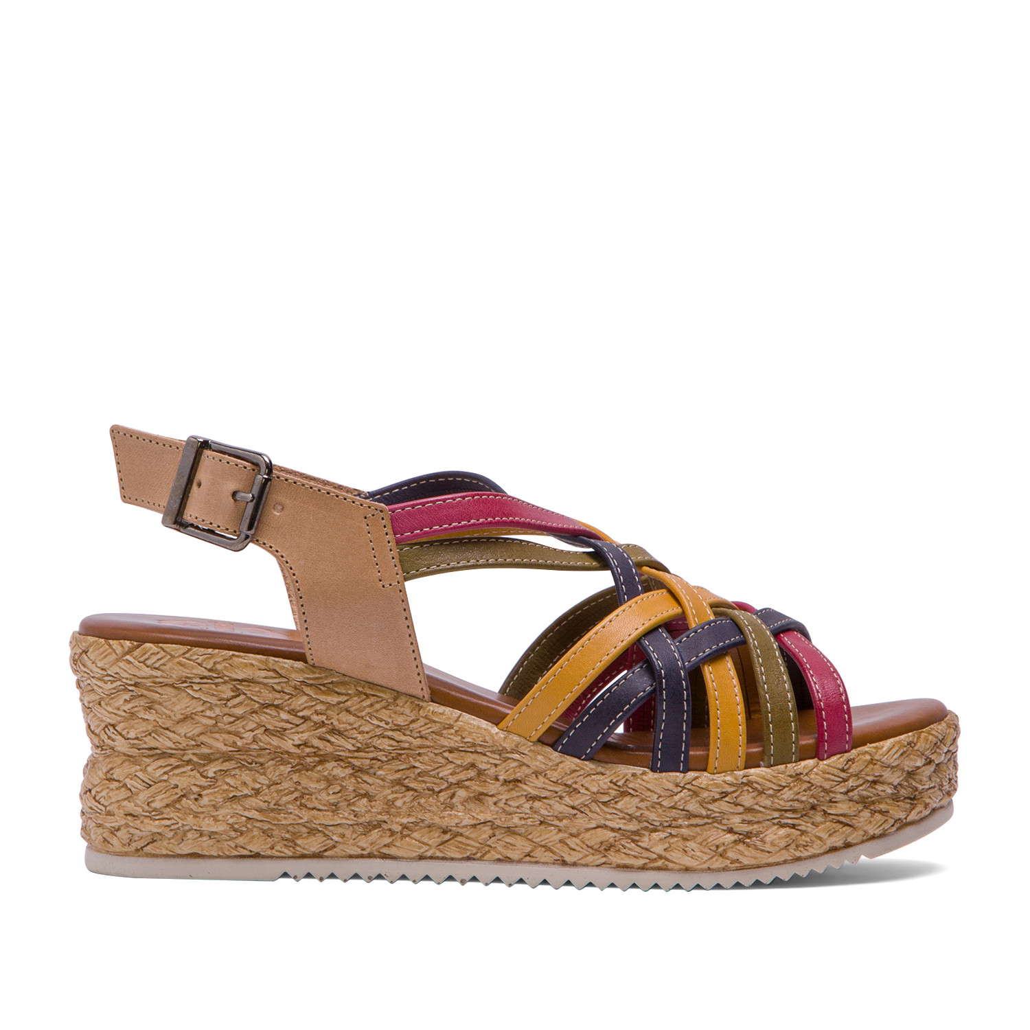 Sandalias Cu a Piel Natural Colores Tamara Porronet Querol