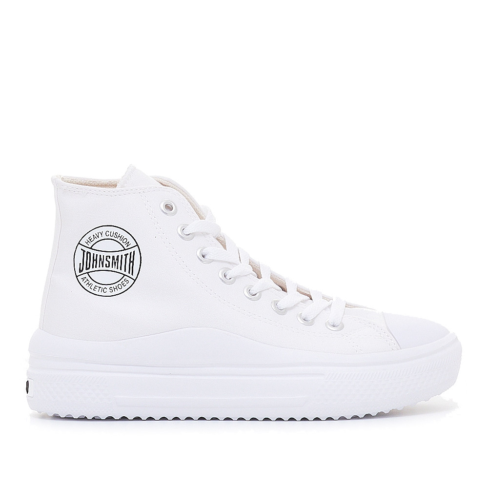 Zapatillas blancas online suela gruesa