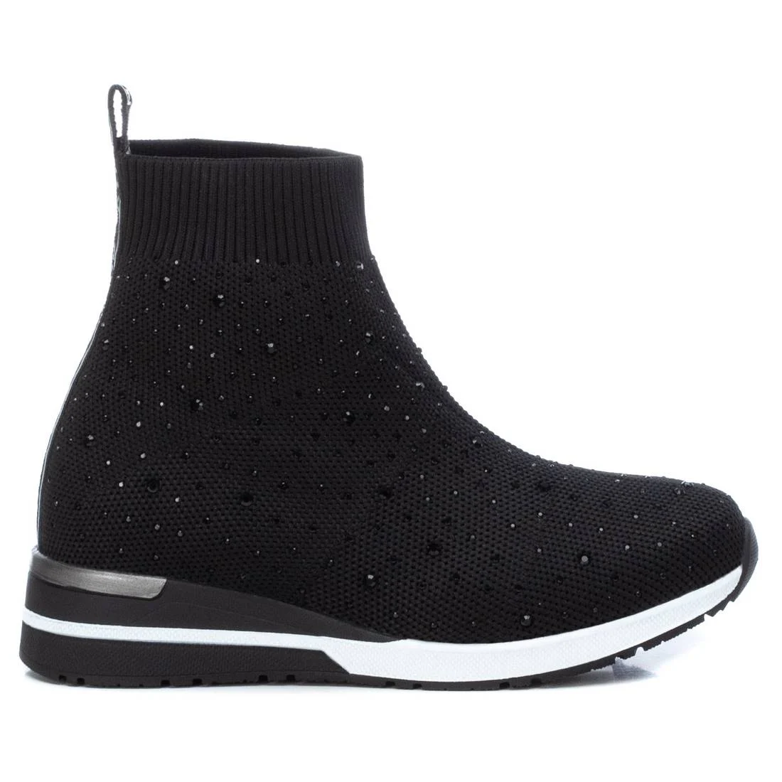 Botines 150100 Tipo Calcet n Con Brillantes Y Mini Cu a Xti Querol