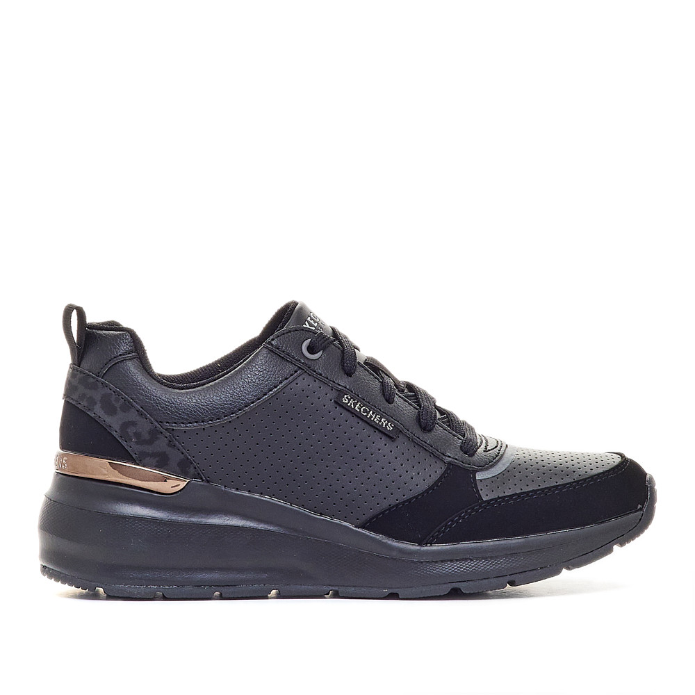 Zapatillas Cuna Negras Con Cuna Skechers Querol