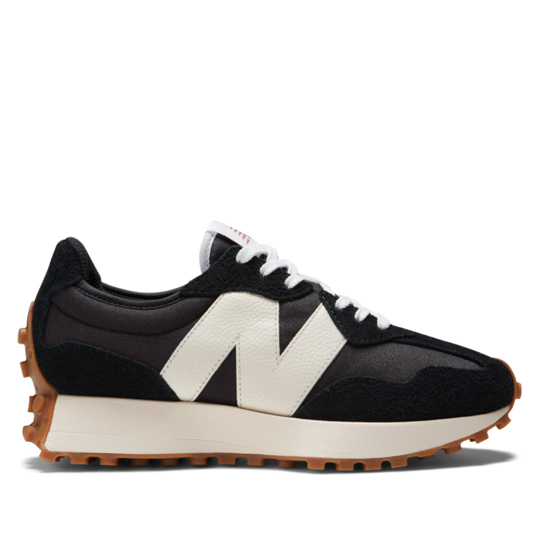 Zapatillas Deportivas 327 Black Con White Y Mineral Red New Balance Querol