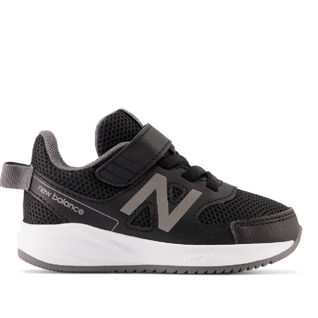 Zapatillas Deporte 570V3 Negras Con Velcro Y Cordones El sticos