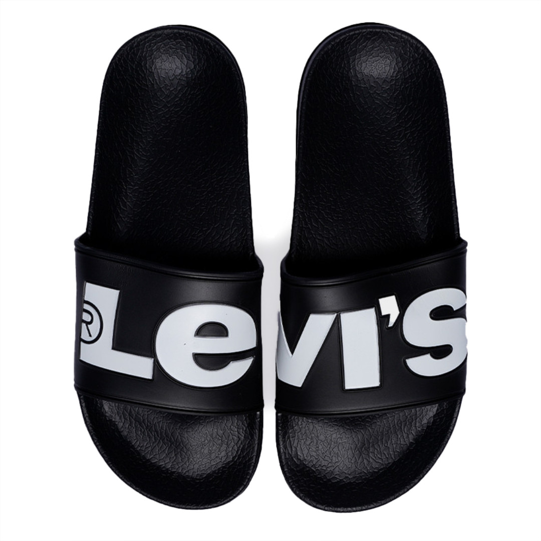 Chanclas June L Kids Slides Negras Levi s Querol