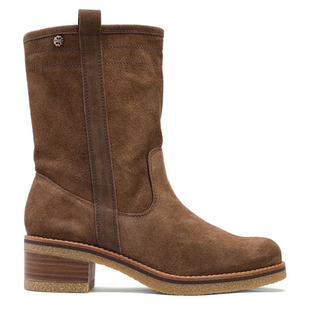 Botas Planas Paula Moka Porronet Querol