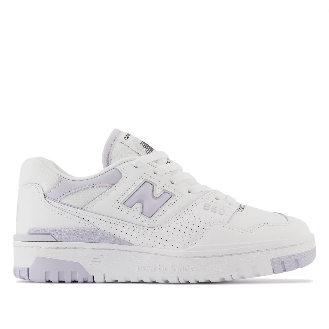 New balance gris y violeta clearance