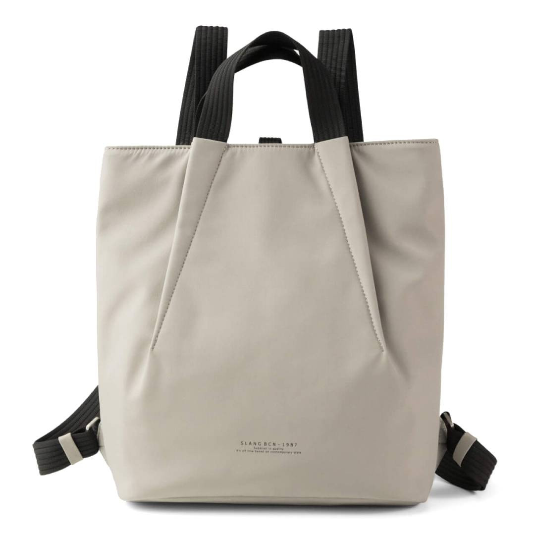 ガンバロン flk042141 Mochila Piedra Con Tiras Negras Slang Barcelona | Querol