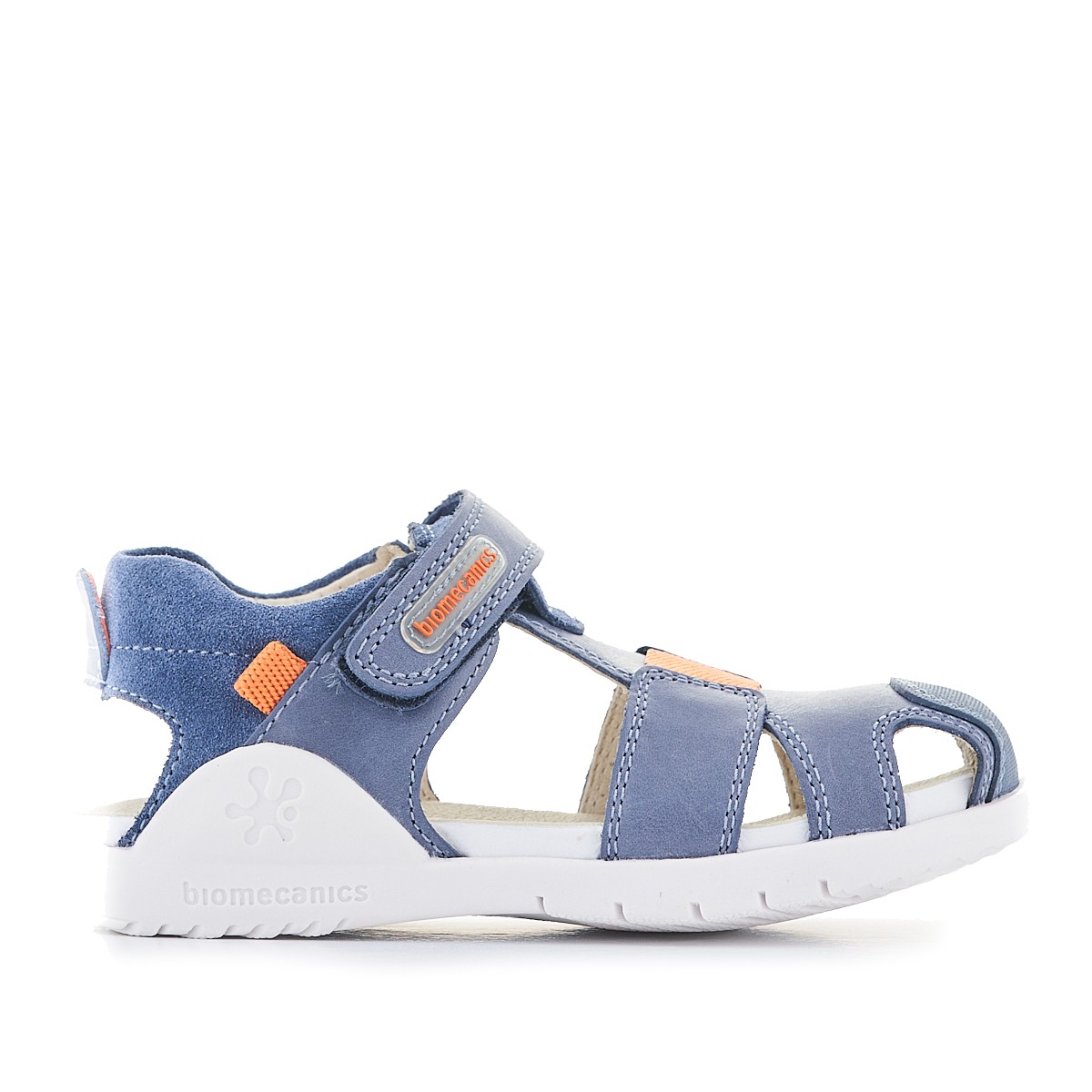 Sandalias Abotinadas Azules Y Suela Blanca Biomecanics Querol