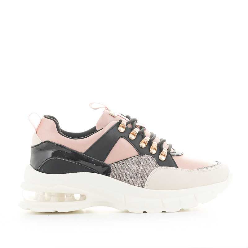Zapatillas Deportivas Rosas Y Blancas Con Plataforma Maria Mare |