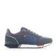 Zapatillas deportivas Levi's azules con suela blanca y detalles rojos - Querol online
