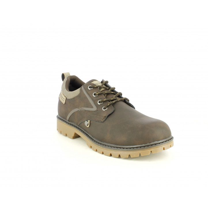Zapatos sport Nicoboco marrones de cordones con plantillas acolchadas - Querol online