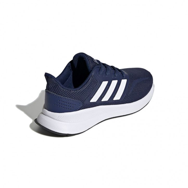 Zapatillas deporte Adidas azul con cordones runfalcon - Querol online