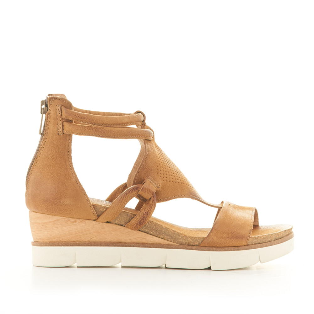 Sandalias marrones piel Clearance