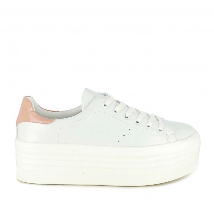 Deportivas Blancas Con Plataforma Online Deals, UP TO 55% OFF |  www.turismevallgorguina.com