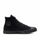 Zapatillas lona Converse negras monochrome chuck taylor allstar bota - Querol online