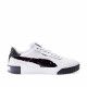 Zapatillas deportivas PUMA MODA blancas con detalles en negro, con suela progresiva - Querol online