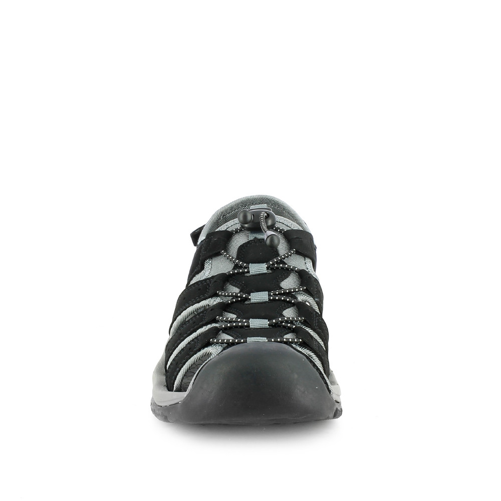 Sandalias Cerradas Negras De Neopreno Con Cordones Elasticos Lobo Querol