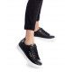 Zapatillas Xti 043385 negras con detalle de leopardo - Querol online