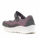 Zapatillas deportivas Sweden Klë cierre con velcro en gris y rosa - Querol online