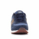 Zapatillas deportivas Lois azules con partes de nailon y cordones - Querol online