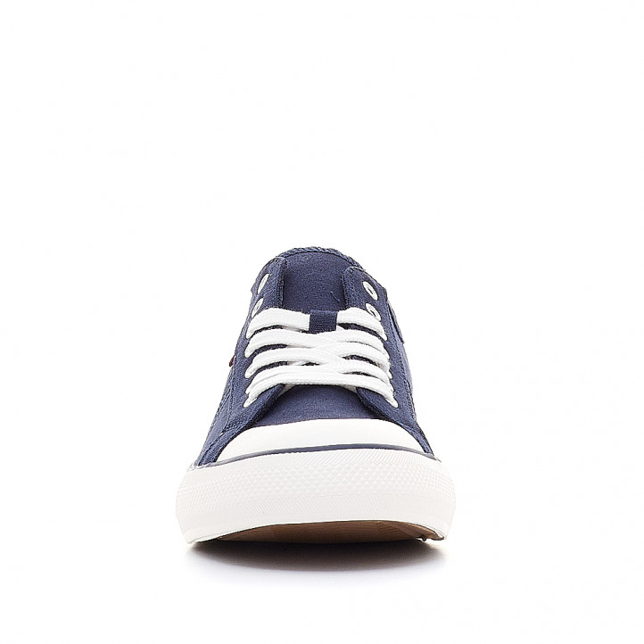 Zapatillas lona Levi's hernandez azules con puntera de goma - Querol online