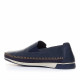 Zapatos vestir Baerchi azules marino con costura lateral - Querol online