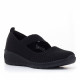 Zapatillas cuña Skechers relaxed fit: up-lifted negras - Querol online