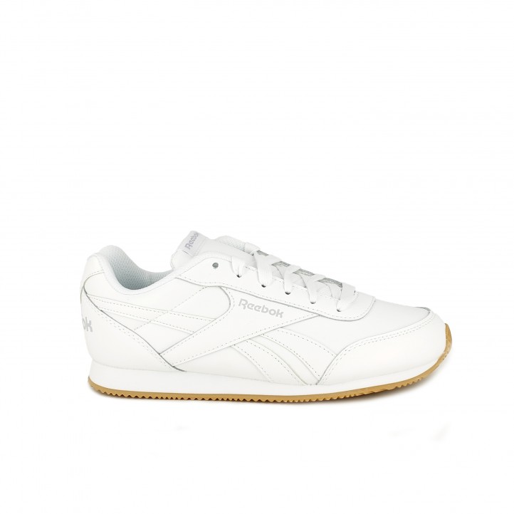 Piel Deportivas Zapatillas Royal Reebok Blancas Cordones De Con v0mN8wOn