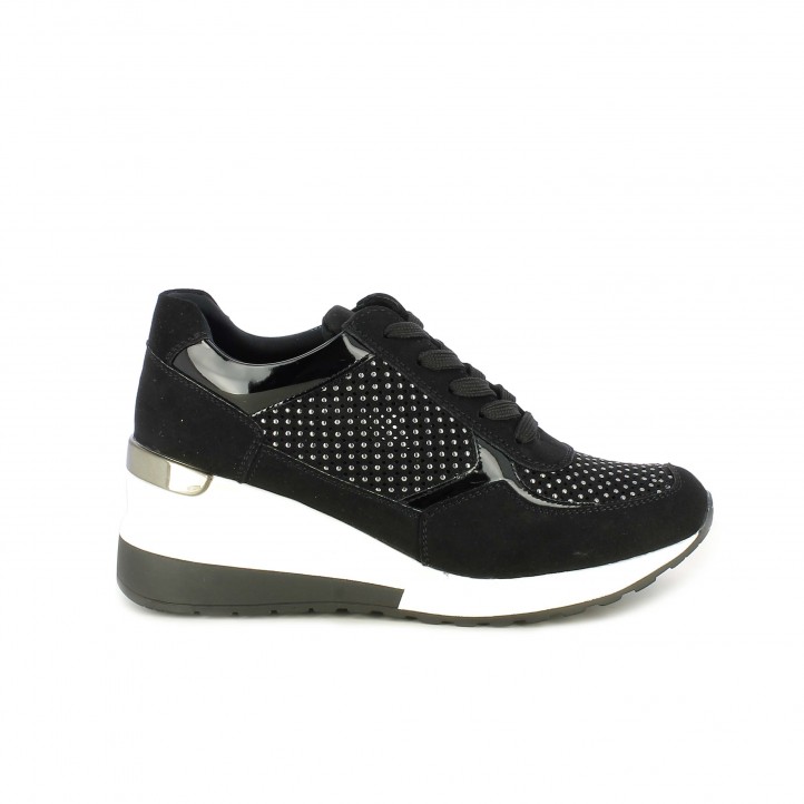 De Tachuelas Y Deportivas Too Zapatillas Con You Plataforma Negras Orificios PkuOXZiT