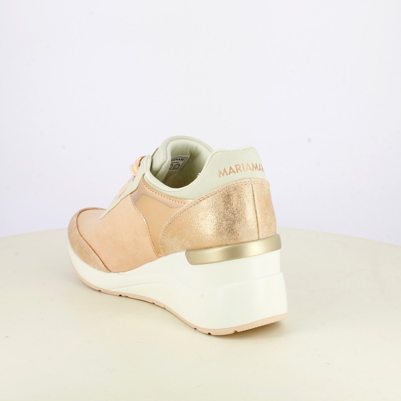 Zapatillas Deportivas Y Rosas Cordones Con Blancas De Plataforma 9ID2EH