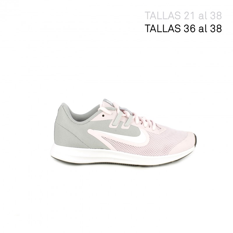 nike rosa con gris