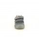 Zapatos Biomecanics gris metalizado con serraje al tono, velcros y puntera reforzada - Querol online