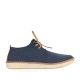 Zapatos sport Sweden Klë de lona azules con cordones - Querol online
