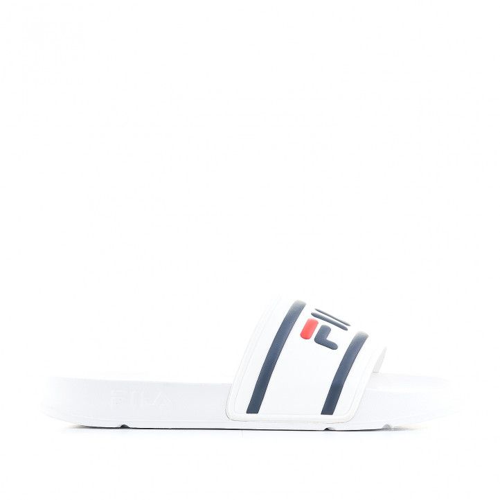 Xancles Fila blanques amb logo en pala - Querol online