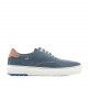Zapatos sport Baerchi azules con detalles en cuero - Querol online