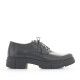 Zapatos tacón Redlove isabella negros de piel con suela track - Querol online