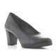 Zapatos tacón Redlove zora negros de piel - Querol online