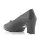 Zapatos tacón Redlove zora negros de piel - Querol online