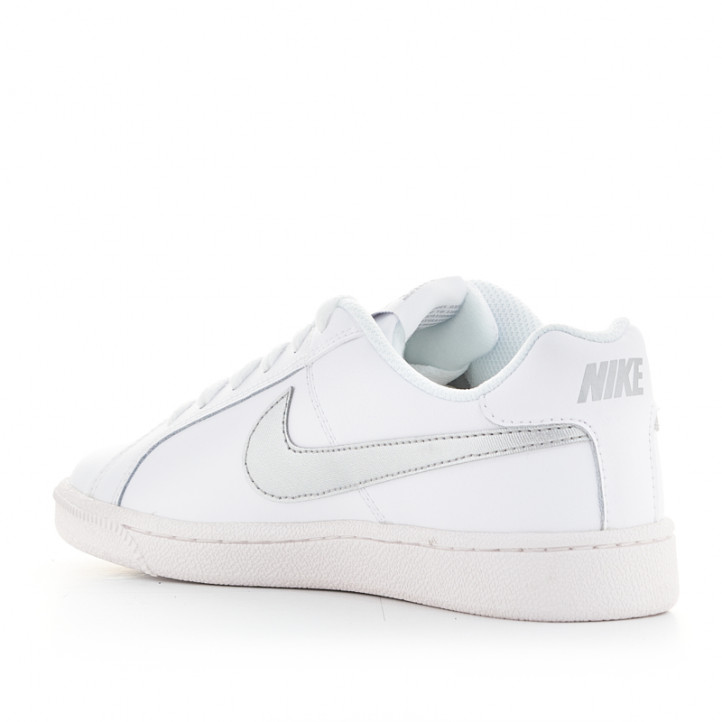 Zapatillas deportivas Court Royale blancas con logo en plata Nike | Querol  online