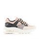 Zapatillas deportivas Maria Mare negras, rosas y blancas con plataforma - Querol online