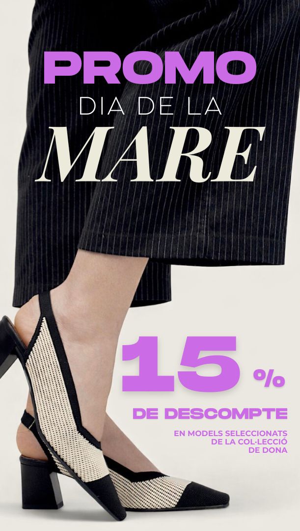 Promo Dia de la Mare. 15% de descompte en artícles seleccionats de la col·lecció de dona