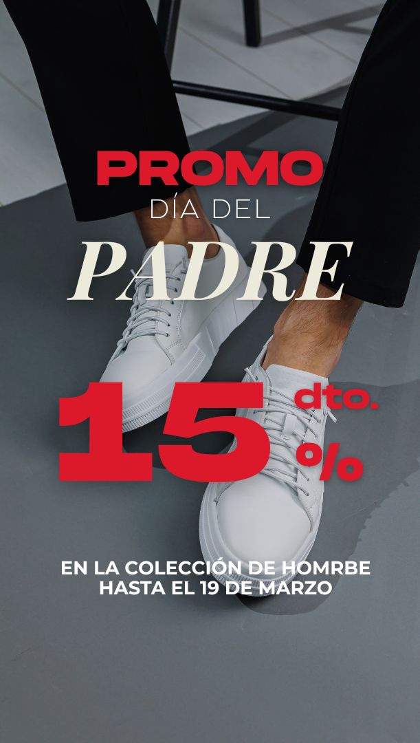 Promoción Día del Padre: 15% de descuento en toda la colección de hombre