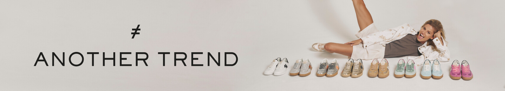 Zapatillas Another Trend en diferentes colores y estilos, destacando la moda actual y el diseño único.